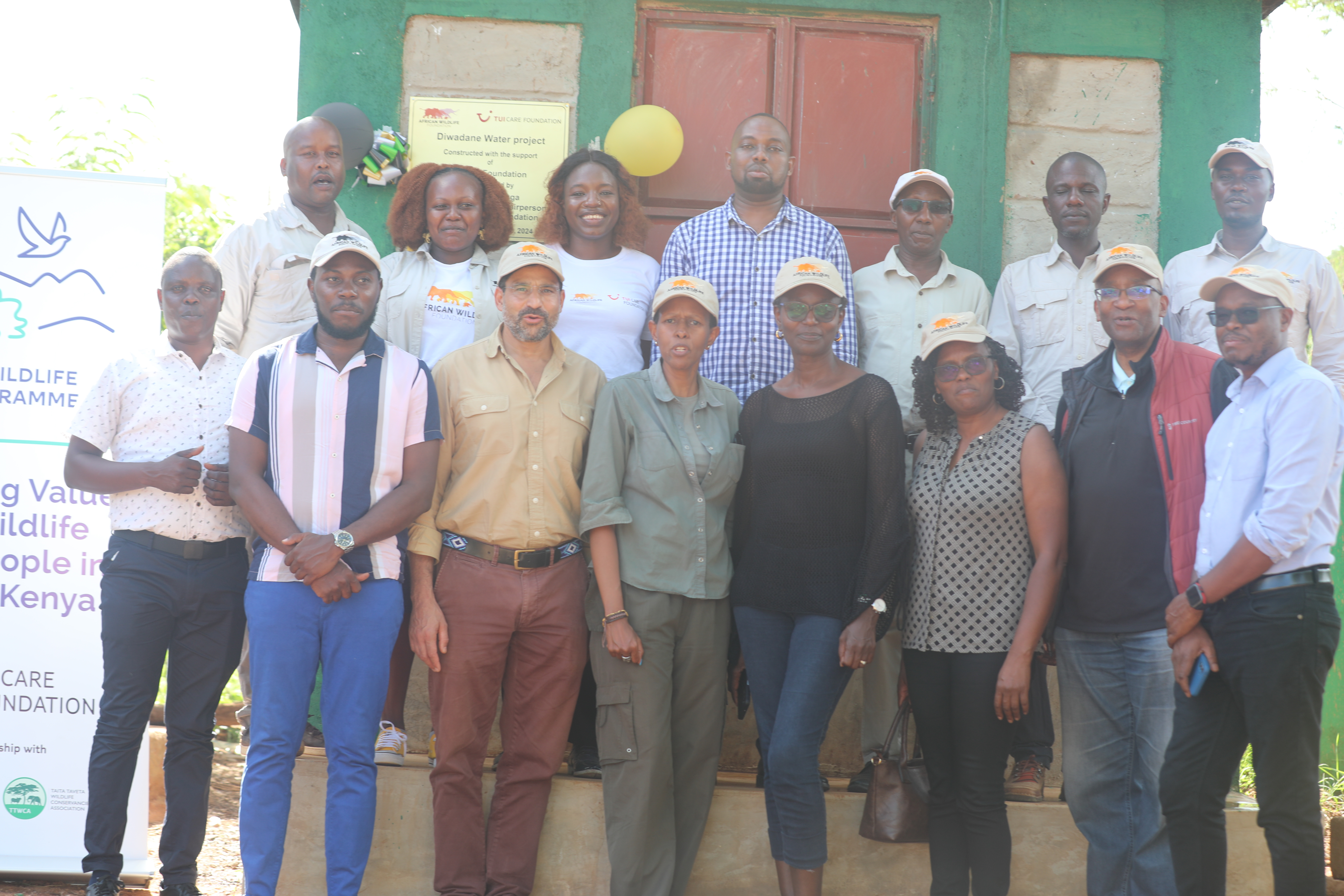 AWF Kenya Board with AWF Tsavo Landscape Team during the Diwadane Launch in Taita Taveta County 