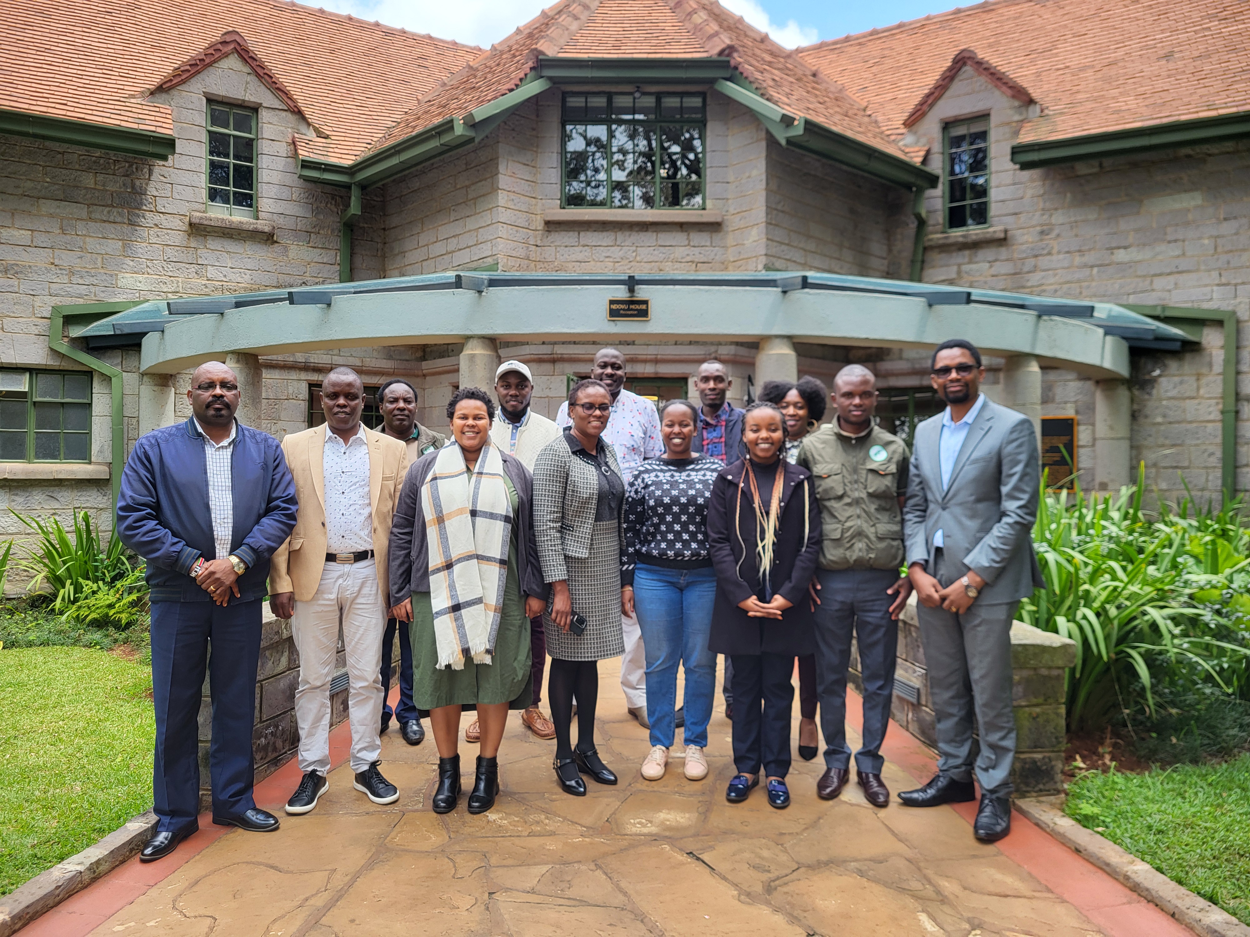 Group Photo after inception meeting of the 4-year-conservation-education-project-tsavo-kenya