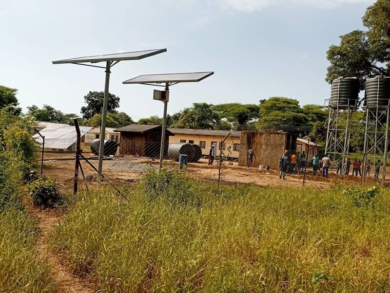 Solar-powered scheme installed at Masoka Clinic, Mbire.