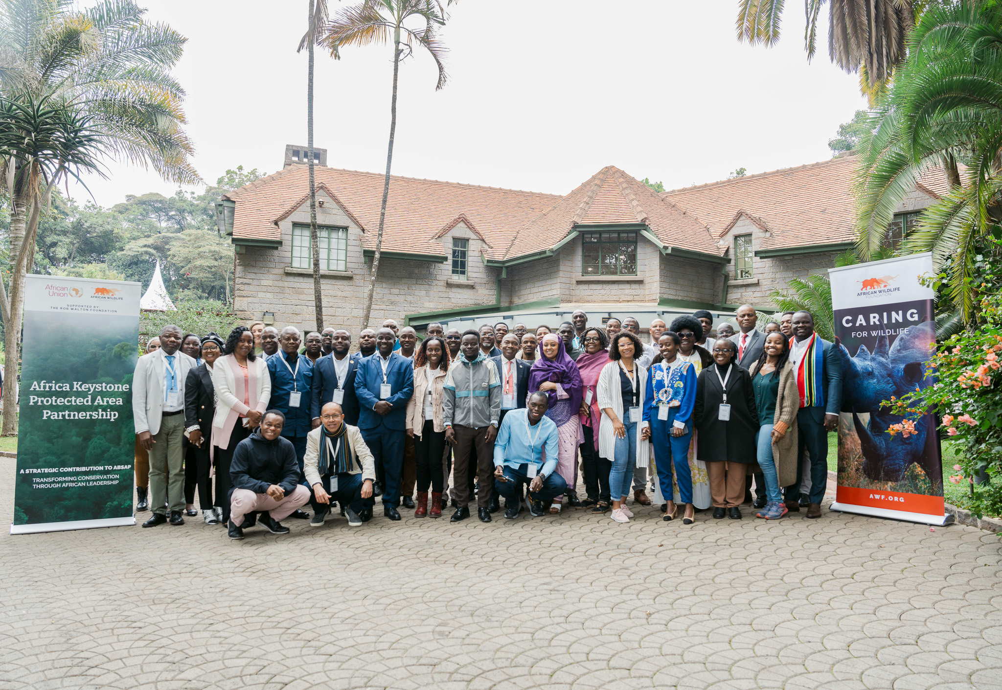 African Protected Area Directors during the AWF Keystone Initiative Consultative Workshop in July 2025