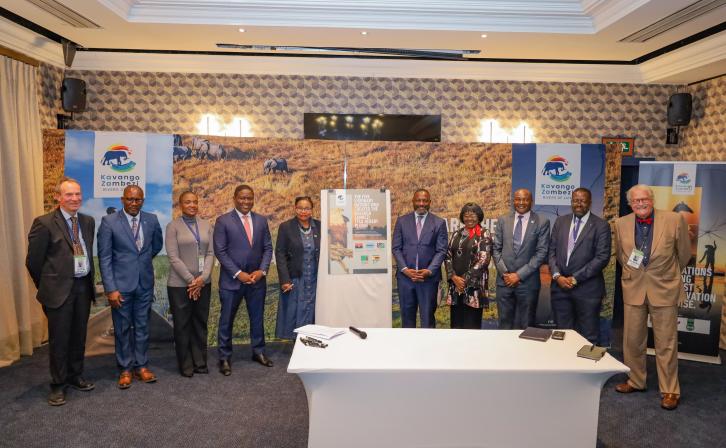 At the KAZA Summit Ministers Session on May 29th, the attending Ministers gathered for a group photo to commemorate the launch of the KAZA Tourism Destination Brand.