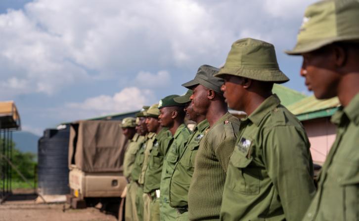 Rangers in Manyara Ranch 