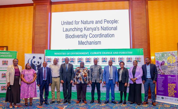 Group Photo during the launch of the National Biodiversity Coordination Mechanism 