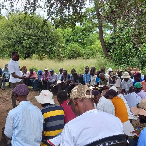 Sustainable livelihoods training