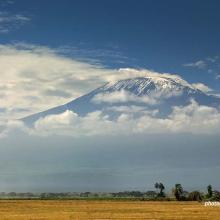 Mount Kilimanjaro at a distance