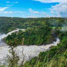 Murchison Falls National Park in Uganda 