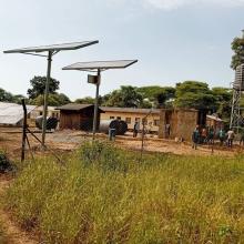 Solar-powered scheme installed at Masoka Clinic, Mbire.