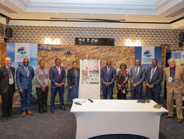 At the KAZA Summit Ministers Session on May 29th, the attending Ministers gathered for a group photo to commemorate the launch of the KAZA Tourism Destination Brand.
