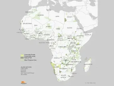 Map of African Protected Areas