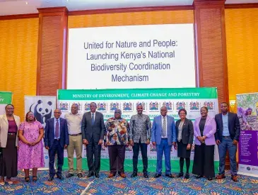 Group Photo during the launch of the National Biodiversity Coordination Mechanism 